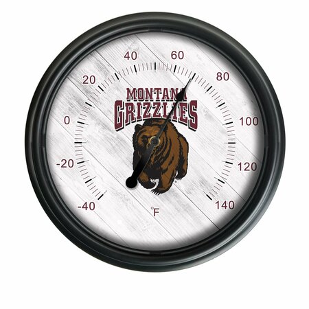 HOLLAND BAR STOOL CO University of Montana Indoor/Outdoor LED Thermometer ODThrm14BK-08MontUn